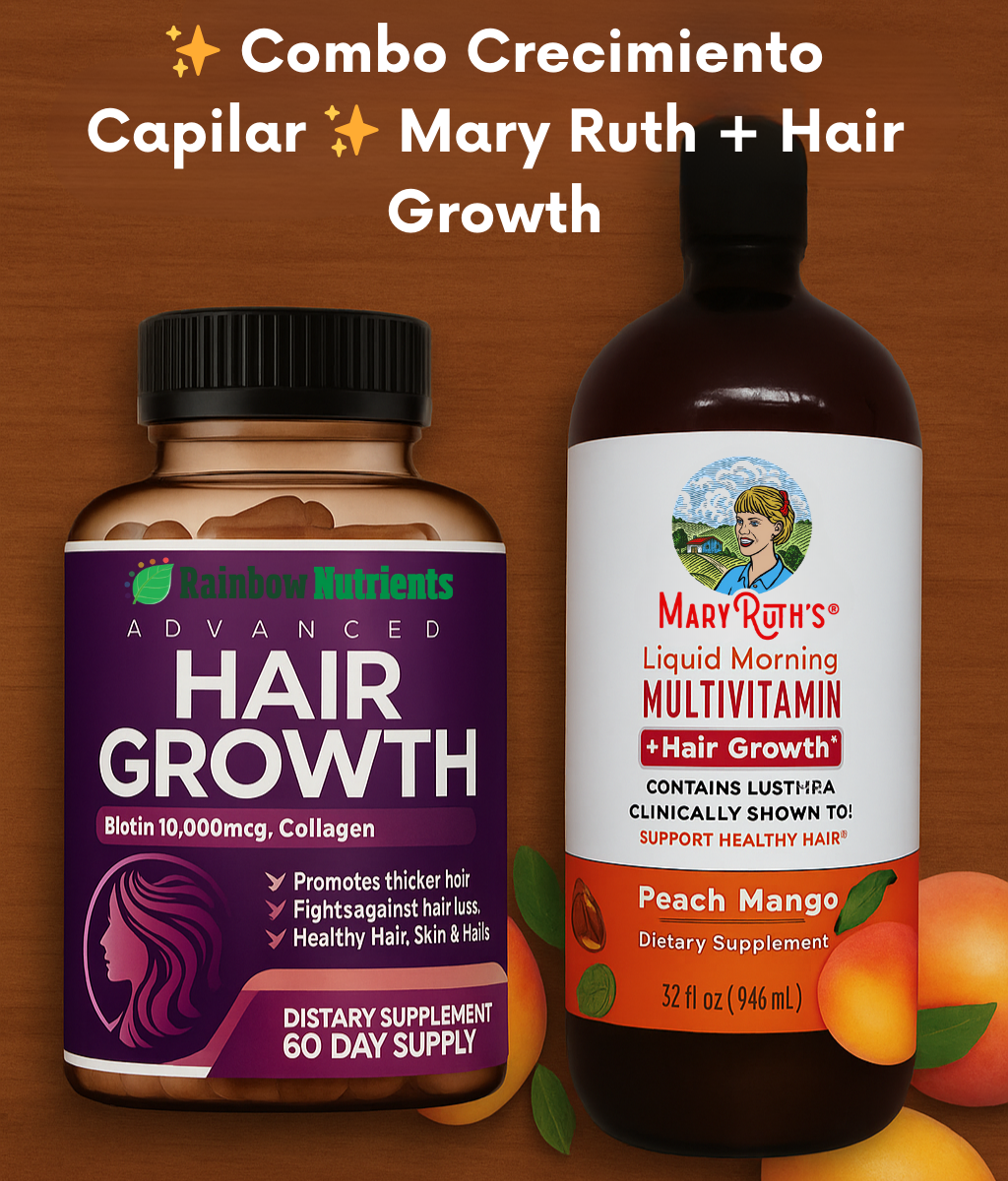 Combo Crecimiento Capilar (Mary Ruth + Hair Growth)