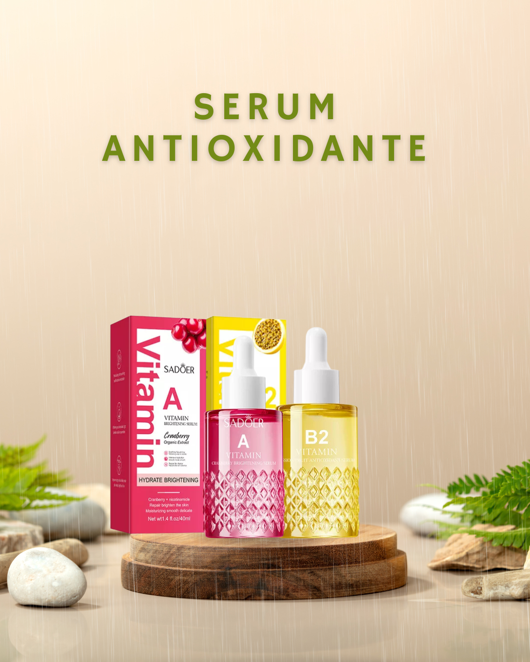 Combo de Sueros Antioxidantes Sadóer (Vitamina A + B2)