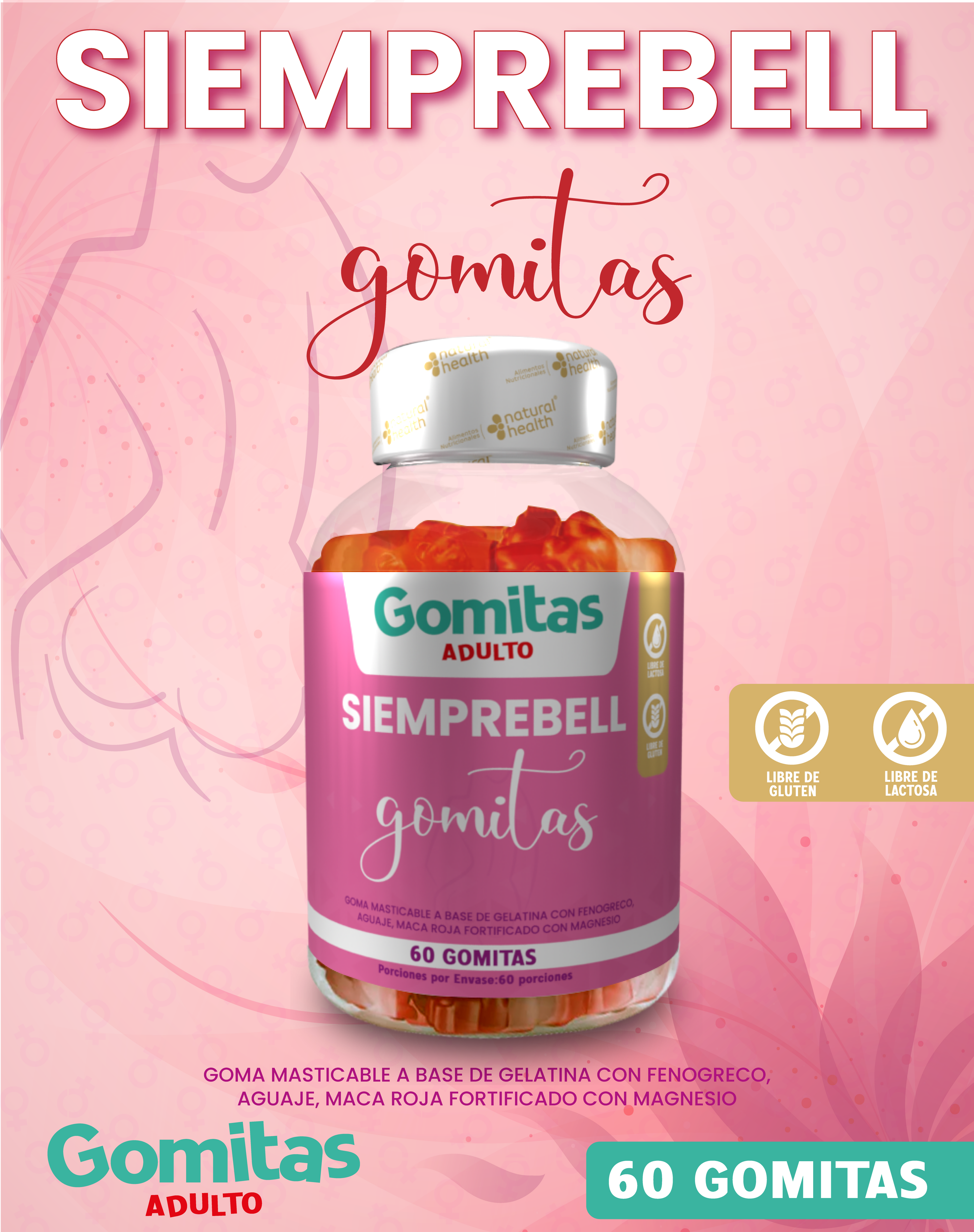 Gomitas BBL Aguaje con INVIMA – 60 unidades