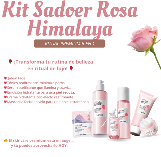 Kit Premium Rosa del Himalaya – Sadoer (Ritual 6 en 1)