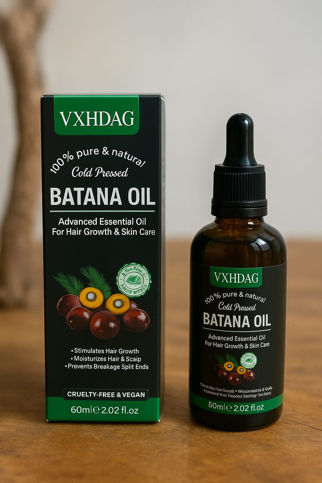 Batana Oil VXHDAG – Aceite Esencial Puro y Natural | 60 ml