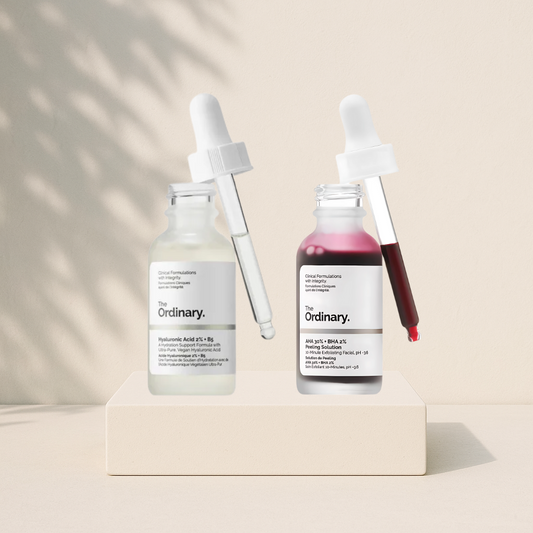 Combo Renueva & Purifica The Ordinary Niacinamide 10% + Zinc 1% + AHA 30% + BHA 2% Peeling Solution