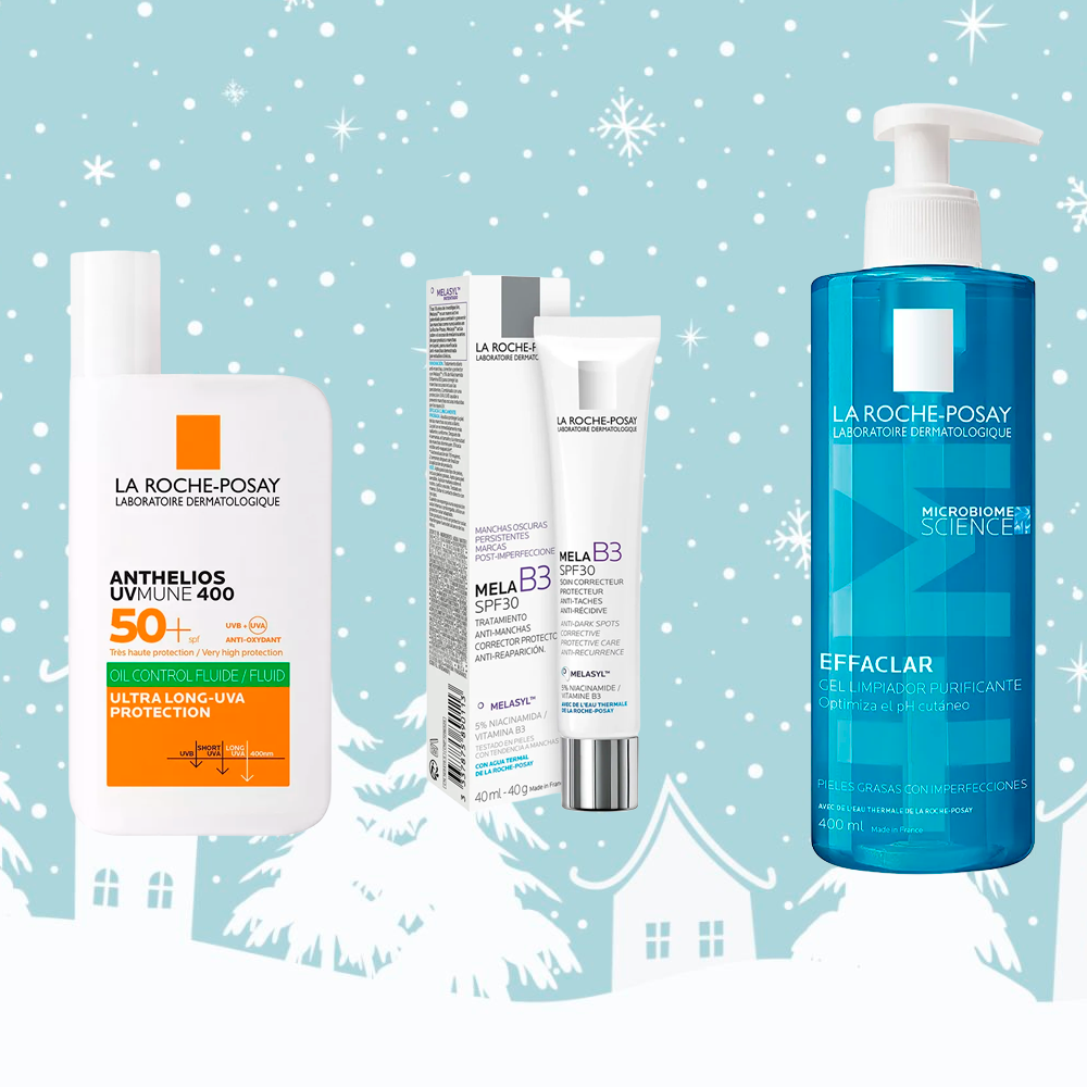 Combo Especial Anti-Manchas y Luminosidad 3 Productos La Roche-Posay