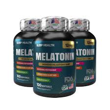 Melatonin 12 mg | 1 tarro x 100 Softgels | Sleep Health